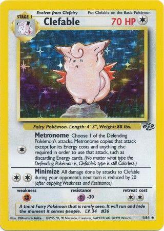 Clefable 001/064 - Jungle Unlimited Holofoil - Holo Rare