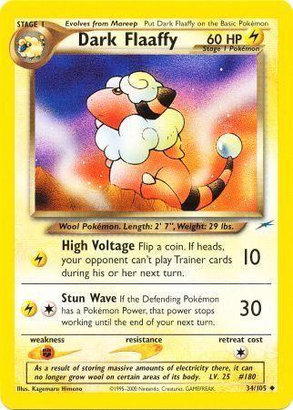 Dark Flaaffy 034/105 - Neo Destiny Unlimited - Uncommon