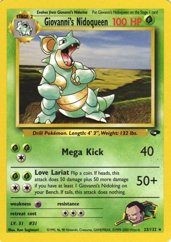 Giovanni's Nidoqueen 023/132 - Gym Challenge Unlimited - Rare
