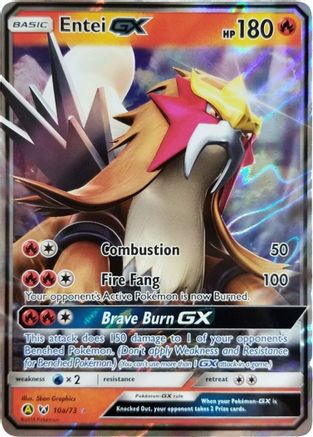 Entei GX 10a/073 - Alternate Art Promos Holofoil - Promo