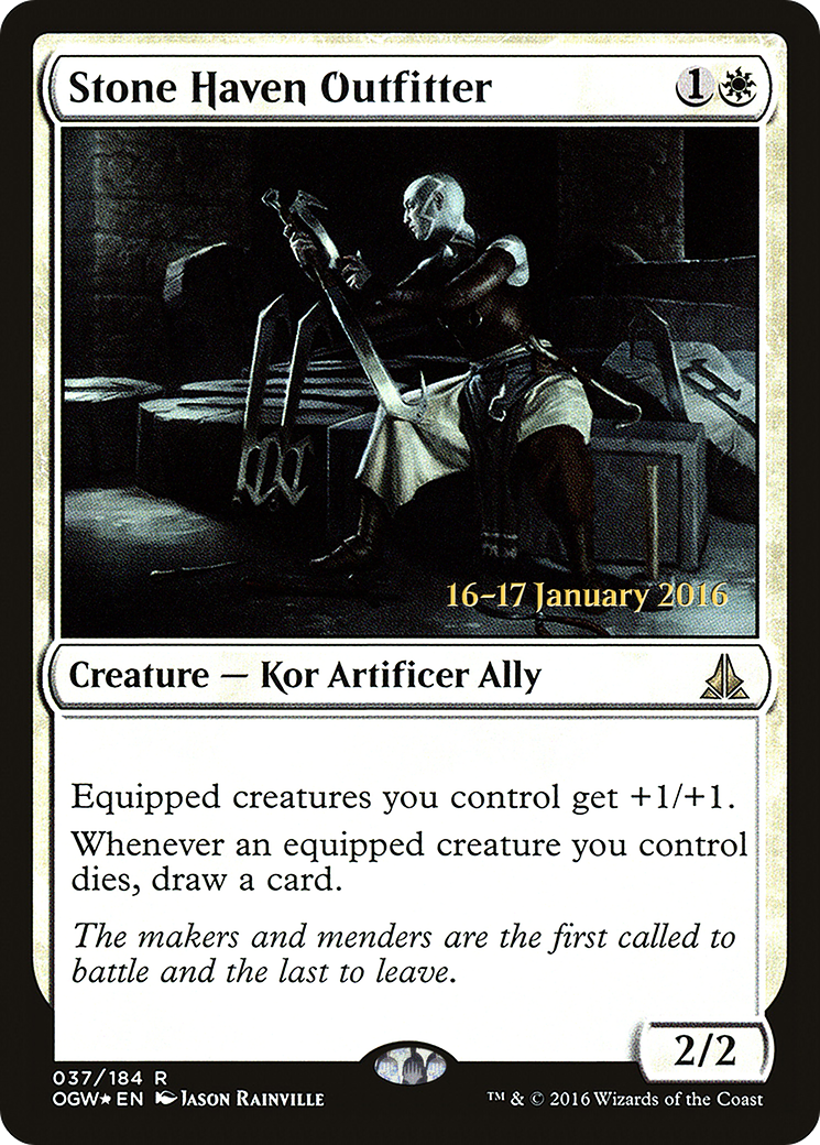 Stone Haven Outfitter (PRE-37S) - Oath of the Gatewatch Promos (Prerelease) Foil