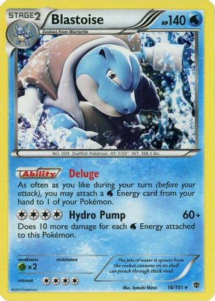 Blastoise 016/101 - Blister Exclusives Holofoil - Promo