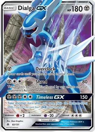 Dialga GX (82/131) - SM Forbidden Light Holofoil - Ultra Rare