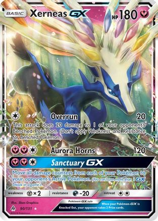 Xerneas GX (90/131) - SM Forbidden Light Holofoil - Ultra Rare
