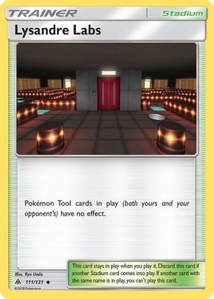 Lysandre Labs (111/131) - SM Forbidden Light Reverse Holofoil - Uncommon