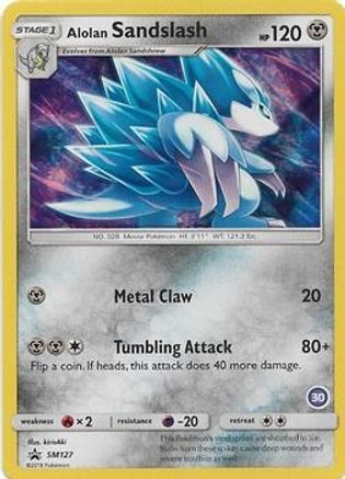 Alolan Sandslash () (SM127) - SM Trainer Kit Alolan Sandslash & Alolan Ninetales Holofoil - Promo