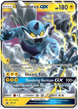 Thundurus GX (SM133/248) - SM Promos Holofoil - Promo