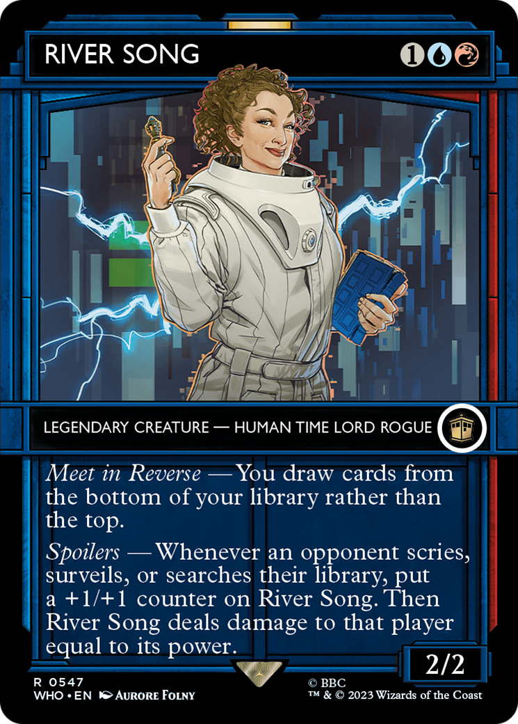 River Song (WHO-547) - Doctor Who: (Showcase) (Borderless) Foil