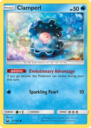 Clamperl (41/168) - SM Celestial Storm - Common
