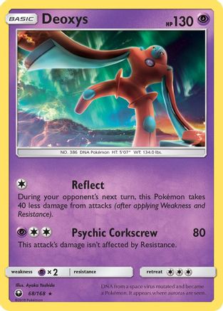 Deoxys (68/168) - SM Celestial Storm Reverse Holofoil - Rare
