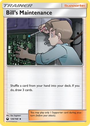 Bill's Maintenance (126/168) - SM Celestial Storm - Uncommon