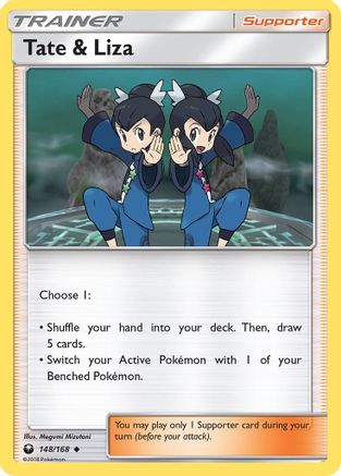 Tate & Liza (148/168) - SM Celestial Storm Reverse Holofoil - Uncommon
