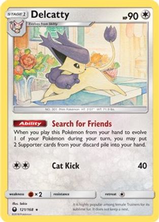 Delcatty 121/168 - Deck Exclusives Normal - Rare