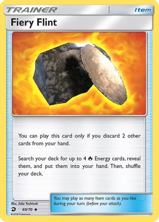 Fiery Flint 060/70 - Dragon Majesty Reverse Holofoil - Uncommon