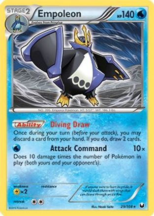 Empoleon 029/108 - Deck Exclusives Normal - Rare