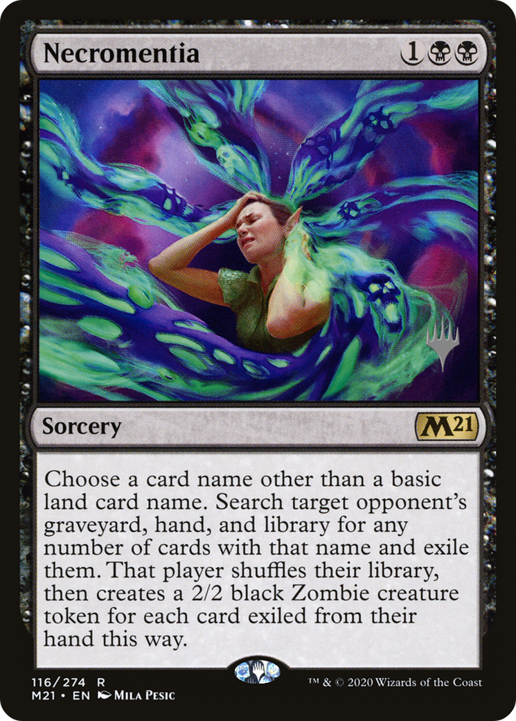 Necromentia (PPM21-116P) - Core Set 2021 Promos Foil (Promo Pack)