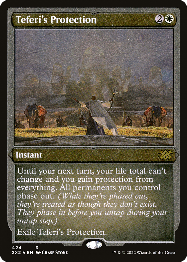 Teferi's Protection (Foil Etched) (2X2-424) - Double Masters 2022 Etched Foil