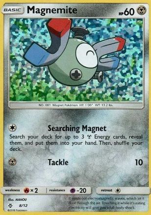 Magnemite (8/12) - McDonalds Promos 2018 Holofoil - Promo
