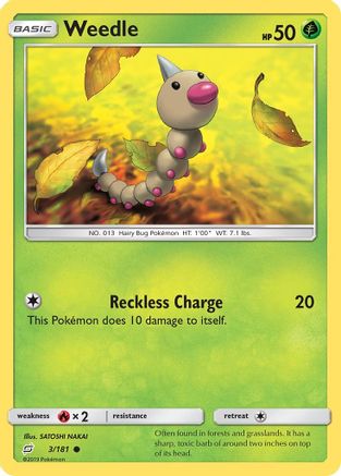 Weedle (3/181) - SM Team Up - Common