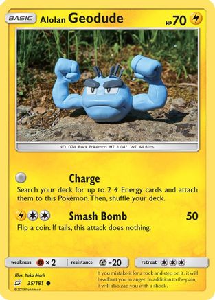 Alolan Geodude (35/181) - SM Team Up - Common