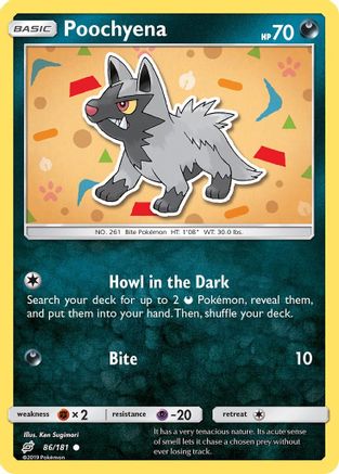 Poochyena (86/181) - SM Team Up Reverse Holofoil - Common
