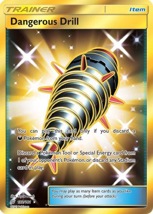 Dangerous Drill (Secret) (192/181) - SM Team Up Holofoil - Secret Rare