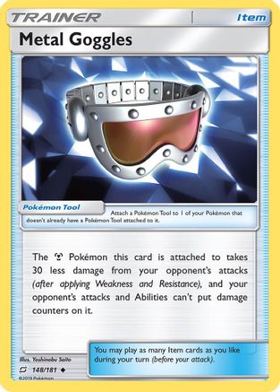 Metal Goggles (148/181) - SM Team Up - Uncommon