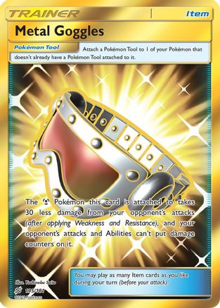 Metal Goggles (Secret) (195/181) - SM Team Up Holofoil - Secret Rare