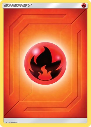 Fire Energy (2019 Unnumbered) - SM Team Up Normal - Common