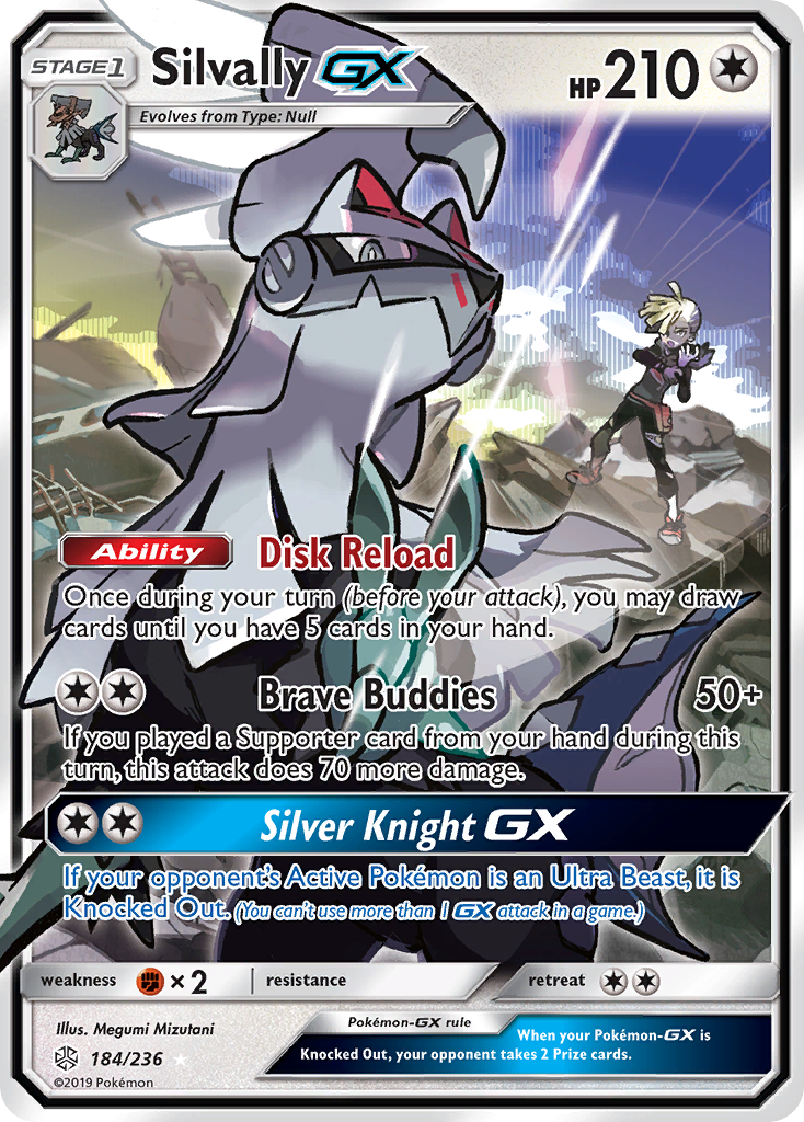 Silvally GX (184/236) - SM Cosmic Eclipse Holofoil - Ultra Rare