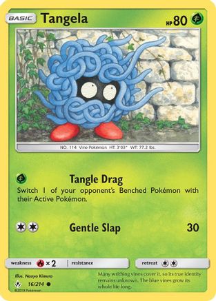 Tangela (16/214) - SM Unbroken Bonds - Common