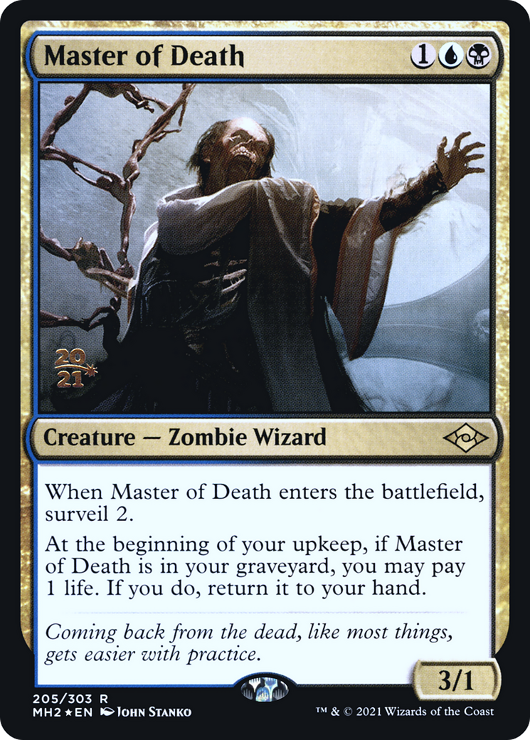 Master of Death (PRE-205) - Modern Horizons 2 Promos (Prerelease) Foil