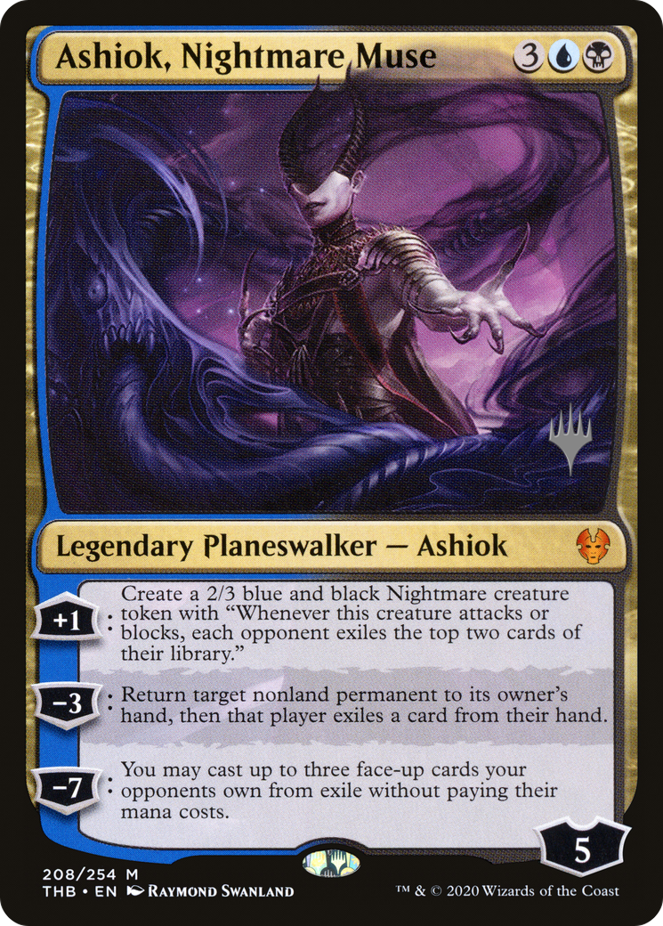 Ashiok, Nightmare Muse (PPTHB-208) - Theros Beyond Death Promos Foil (Promo Pack)