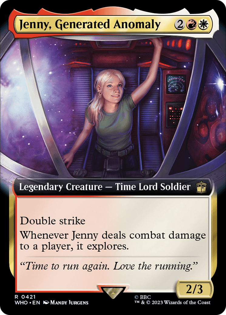 Jenny, Generated Anomaly (Extended Art) (WHO-421) - Doctor Who: (Extended Art) Foil