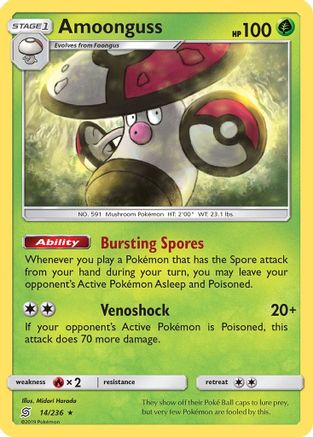 Amoonguss (14/236) - SM Unified Minds - Rare
