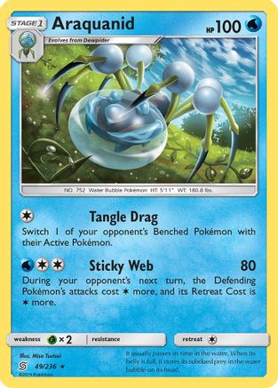 Araquanid (49/236) - SM Unified Minds Reverse Holofoil - Rare