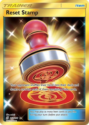 Reset Stamp (Secret) (253/236) - SM Unified Minds Holofoil - Secret Rare