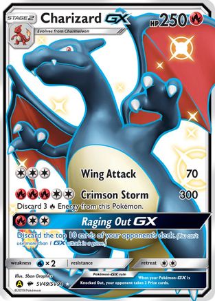 Charizard GX (SV49/SV94) - Hidden Fates Shiny Vault Holofoil - Shiny Holo Rare