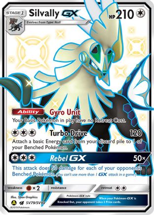 Silvally GX (SV79/SV94) - Hidden Fates Shiny Vault Holofoil - Shiny Holo Rare