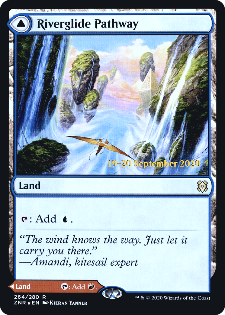Riverglide Pathway // Lavaglide Pathway (PRE-264S) - Zendikar Rising Promos (Prerelease) Foil