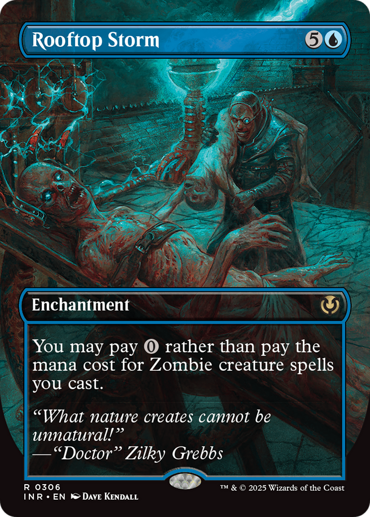 Rooftop Storm (Borderless) (INR-306) - Innistrad Remastered (Borderless)