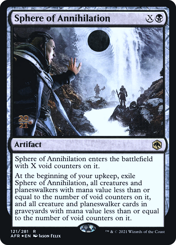 Sphere of Annihilation (PRE-121S) - Adventures in the Forgotten Realms Promos (Prerelease) Foil