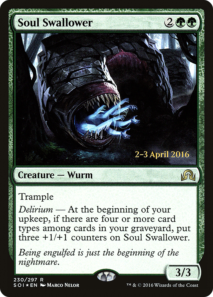 Soul Swallower (PRE-230S) - Shadows over Innistrad Promos (Prerelease) Foil