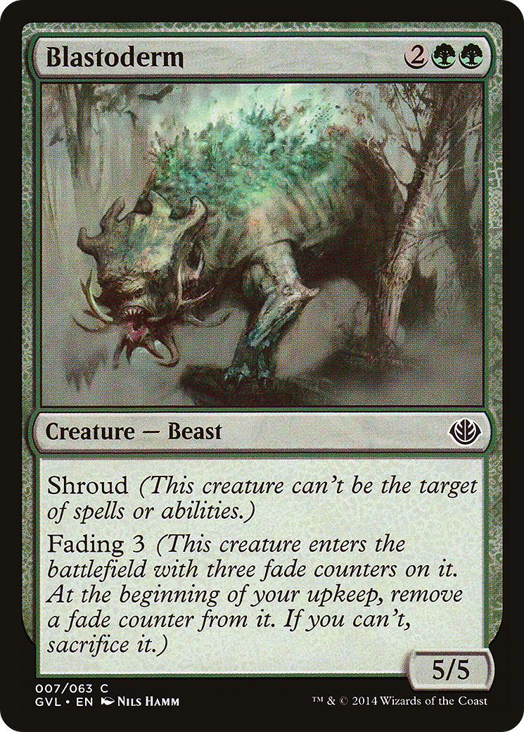 Blastoderm (DD3-007) - Duel Decks Anthology: Garruk vs. Liliana