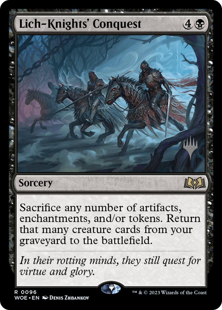 Lich-Knights' Conquest (PPWOE-096) - Wilds of Eldraine Promos (Promo Pack)