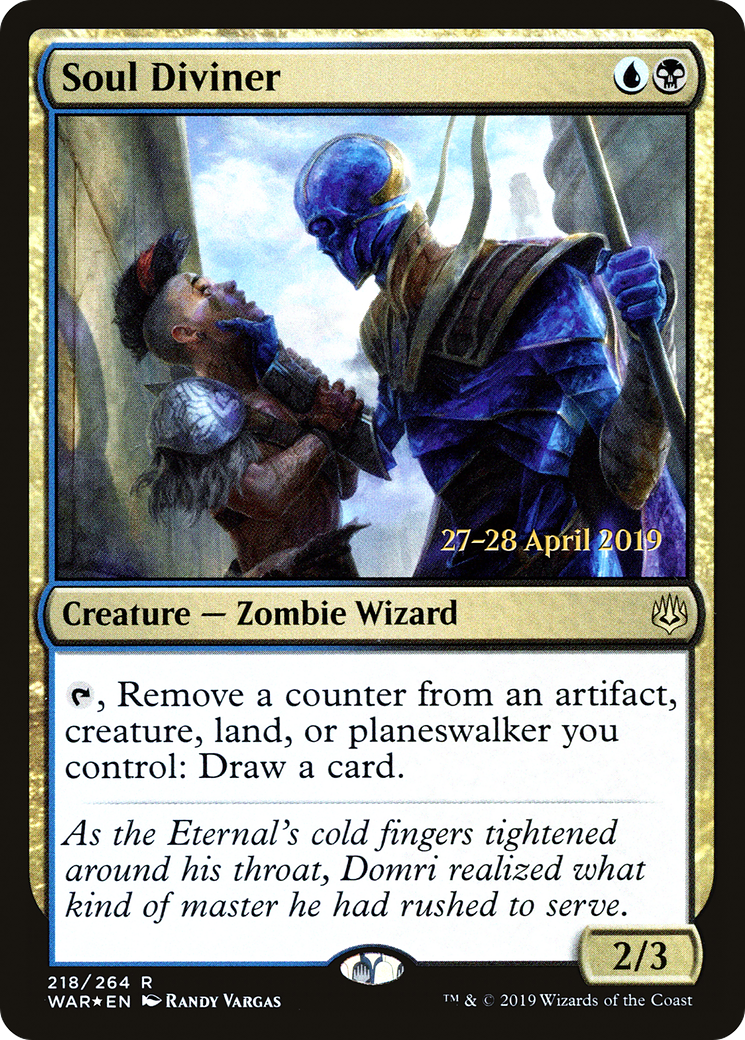 Soul Diviner (PRE-218S) - War of the Spark Promos (Prerelease) Foil