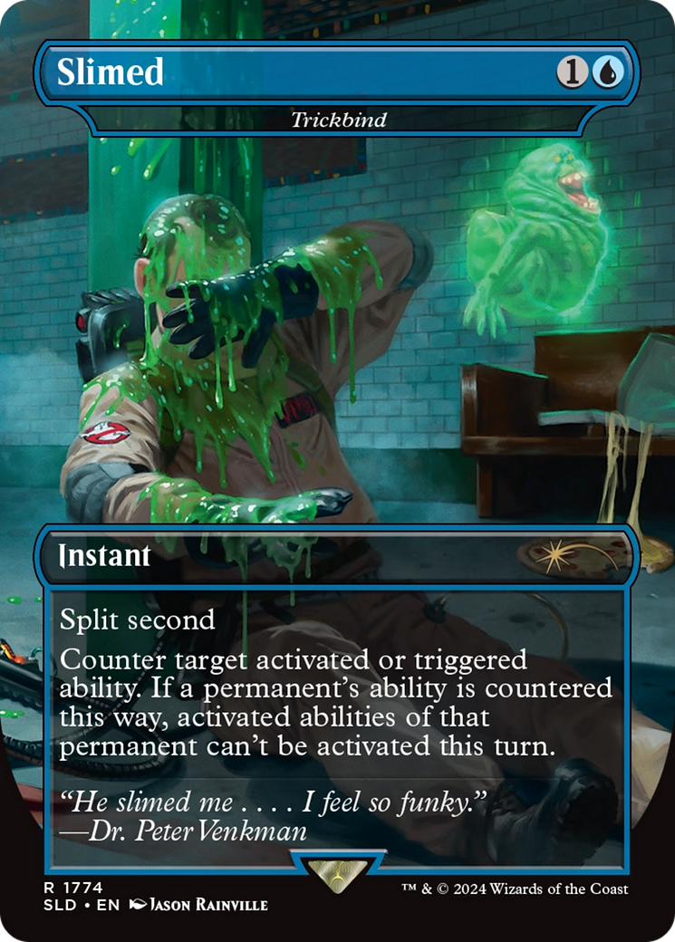 Trickbind (Borderless)(SLD-1774) - Secret Lair Drop / Slimed