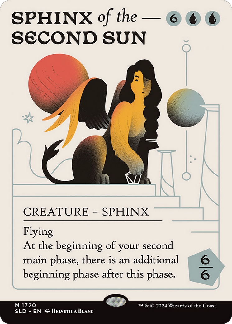 Sphinx of the Second Sun (Borderless)(SLD-1720) - Secret Lair Drop