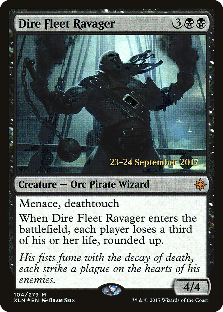 Dire Fleet Ravager (PRE-104S) - Ixalan Promos (Prerelease) Foil