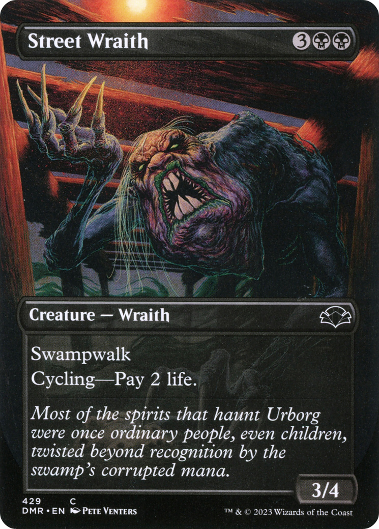 Street Wraith (Borderless) (DMR-429) - Dominaria Remastered (Borderless)
